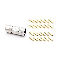 Amphenol SINE Systems MA7CAE1200S-S3-KIT Straight ST 12E TH 11-15mm grip w/ F sockets