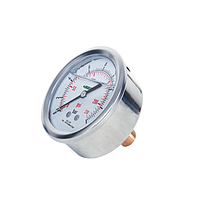 INSIZE 5207-C3D1L4W1R19 Bourdon Tube Pressure Gauges (Liquid Filled) (0~60bar/0~850psi; 1/8NPT; Ø40mm)