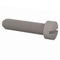 Essentra Components 010264F037 Machine Screw Fillister Slotted Screw, #2-64 Thread, 3/8 Lg