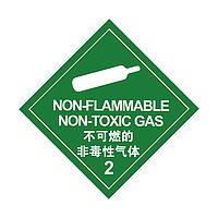 Sysbel WL011 Non-Flammable Non-Toxic Gas Label GHS Label