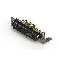 EDAC 630-36W4640-1NB Mixed Contact D-Sub Connectors Right-angle Power Combo D-Sub Connector