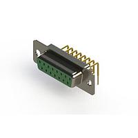 EDAC 630-M15-240-GN1 D-Sub Connectors - Standard Density Right Angle D-Sub Connector