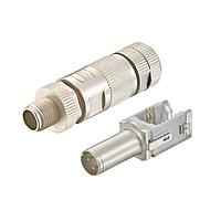 HARTING 20820050001 Straight PRELINK M12 D-CODE 4POLE W/INSERT