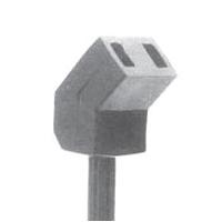 Orion Fans C45-2DC24-72P Cord Fan Cord, 2-Head Daisy Chain, 45 Degree, 72 Inch Lead, NEMA 1-15 AC Plug