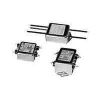 Corcom - TE Connectivity 3EDK1 Power Line Filters 3A FASTON-FASTON1/4" FLANGE MOUNT