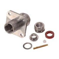 Radiall R162262000W Panel Receptacles N / STRAIGHT FLANGE JACK CLAMP TYPE CABLE 6/75+93 S