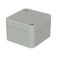 BOPLA 02205094 Enclosures, Boxes, & Cases ENCLOSURE, EUROMAS PC V0, 52 X 50 X 35MM, POLYCARBONATE V0, RAL 7035, M 205-V0
