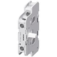 SIEMENS 3TY75611AA00 1 NO, 1 NC AUX CONTACTOR BLK RT/LFT 1NO/1NC SZ 2-14