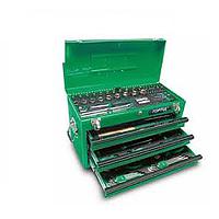 TOPTUL GCAZ0024 TBAA0303 82PCS Professional Mechanical Tool Set W/3-Drawer Tool Chest