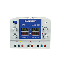 BKPRECISION 1672 Quad Display Triple Output DC Power Supply (2x(0-30V/3A), 5V/3A)