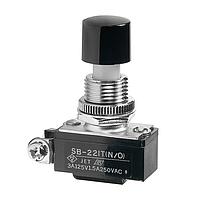 NKK Switches SB221TNO Standard Switches SPST OFF-(ON) NO 3A SCREW LUG