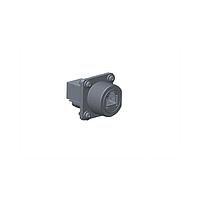 Amphenol LTW RDP-5SPFFH-SSU7001 Circular Backshell RJ, Large Size, Plastic, 1.5A, Cat 5e, Square, Screw Thread, Jack 180 (Horizontal), Receptacle, IP67 Unmated
