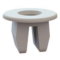 Essentra Components 60SGN00010 Grommet Nut Grommet Nut, .275x.290 Hole, .031-.125 Panel Thk