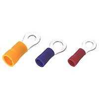 KS Terminals DRVB3.5-1 Brazed Seam Vinyl, DIN 46237 Ring, 22-16 AWG, #6