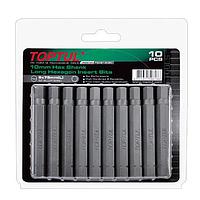 TOPTUL FSEB1220G 10mm Hex Shank Long Spline Insert Bits (10PCS)
