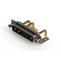 EDAC 629-13W3250-2N6 Mixed Contact D-Sub Connectors Right-angle Power Combo D-Sub Connector