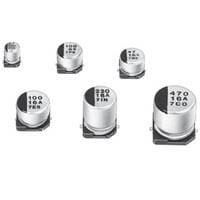 PANASONIC EEE-1EA221UA High Temp Electrolytic Capacitors Al Lytic Cap, SMT VS Series, 85C Pb-Free