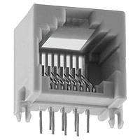 Kycon GLX-A-66 Modular 6P6C R/A PCB GREY LOPRO PANEL STOPS