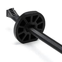 HellermannTyton 132-00010 Button Head BT105R BLK HIR 9.63L BH STRAP