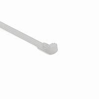 HellermannTyton 115-00047 Releasable Releasable Cable Tie, Release Lever, 5.5" Long, 50lb Tensile Strength, PA66, Natural, 100/pkg