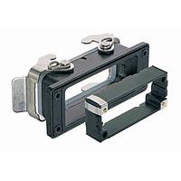 HARTING 9370160391 Housings 16B Marine Bulkhead Rear Fit Housing, Double Lever, with frame