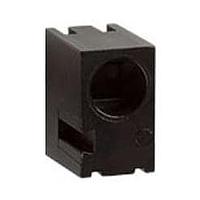 BIVAR H-100C-1 LED Mounting Hardware LED Holder Black Single Level 3mm