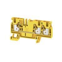 Weidmuller 2051340000 DIN Rail Terminal Blocks A3C 4 YL