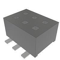 Samtec CLP-103-02-F-D Socket Low Profile Dual-Wipe Socket