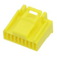 AMP Connectors - TE Connectivity 172316-7 Receptacle Housing PULSE LOCK PLUG HSG 18P YELLOW