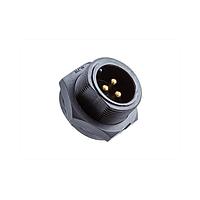 Amphenol LTW CB-06PMMP-SC7001 Standard Circular Connector Ceres, Middle Size, Plastic, 10A, 06 pins, Male Connector, Male Contact, Circular, Screw Thread, PCB 180, Receptacle, IP67