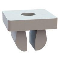 Essentra Components 60SGN00006 Grommet Nut Grommet Nut, .250x.260 Hole, .031-.115 Panel Thk