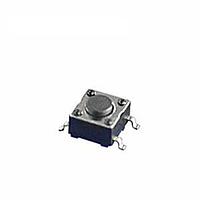 NKK Switches HP0315AFKP2-R Tactile Switches SPST OFF-(ON) 3VA BLK FLAT BUTTON SMT