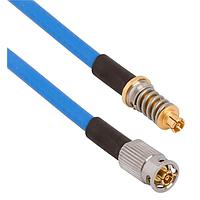 Amphenol SV Microwave FQSMPM-085-FV67SMPM-060 RF Cable Assemblies SMPM F QB to VITA 67.1/2 SMPM  6"Cable