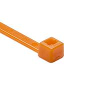 HellermannTyton T30R3M4 Cable Ties MilSpec Cable Tie, 6" Long, MS3367, UL Rated, 30lb Tensile Strength, PA66, Orange, 1000/pkg