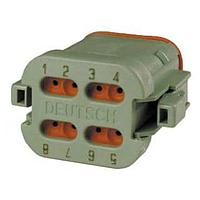 DEUTSCH - TE Connectivity DT06-08SC-EP06 Connectors PLG, 8P, GRN, N, SEAL RET, CAP, C
