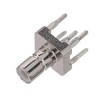 Radiall R114416020 PCB Receptacles SMB / STRAIGHT JACK RECEPTACLE FOR PCB PRESS-FIT LEGS