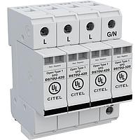 CITEL DS74US-277Y AC Power Din Rail AC Power Surge Suppressor, 70kA max, 480/277V , Single Phase,4P