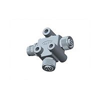 Amphenol LTW HPC-050505-FFM-TS001 Adapters NMEA 2000, T Adaptor, Plastic, 4A, 05 pins, Screw Thread, (End 1) Female Female, (End 2) Male Male, (End 3) Female Female, IP68