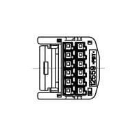 AMP Connectors - TE Connectivity 1746872-1 Housings 0.64III 12POS PLUG ASSY