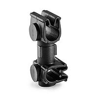 HellermannTyton 156-01924 MOC Clip to MOC Clip MOC Clip to MOC Clip Perpendicular, 5 mm, 5 mm Perpendicular, PA66HIRHSUV, Black, 2000/ctn