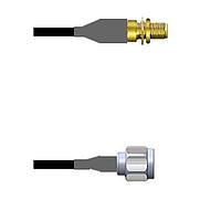 Amphenol Custom Cable Q-3002O000D008i RF Cable Assemblies SMA-SJB/N-SP LMR19 8I