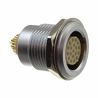 NorComp 822B019-203RF01 Connectors 2B 19P FML PNL MNT FIXED FRONT NUT