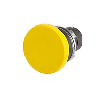 EAO 46-2534.1G40.000 Round Actuator, oe 22.3 mm, oe 38 mm, mushroom-head, non illuminative, Yellow, Plastic, opaque, round, Black, Plastic, Maintained, IP65, IK03