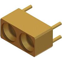 Amphenol SV Microwave 3211-40024 Multi-Port Connectors SMPM M PCB Thru-Hole Conn, 2Port, R/A, F