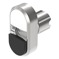 EAO 45-2J31.25V0.000 Dual Button Double pushbutton actuator white-black lenses level with/raised above front ring momentary front/housing metal