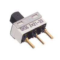 APEM GH36P000001 Slide Switches Straight PC slide SP brass gld pltd cntc