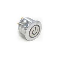 Alcoswitch - TE Connectivity 2213775-3 Pushbutton Switches AV16 SPM 0.4VA P OWER LED RED 12V
