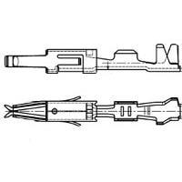 AMP Connectors - TE Connectivity 963711-1 Terminals MICRO TIM REC-CONT