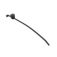 HellermannTyton 156-03945 Cable Tie Mounts 2-Pc Low Profile Cable Tie/EC4A Edge Clip, 7.7"L, 1 - 3mm Panel, 50lb, PA66HS/PA66HIRHSUV, Black,