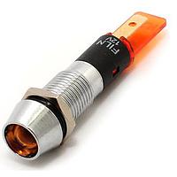 Mallory Sonalert FL1M-8CJ-2-Y12V Indicators LED YEL 8MM NUT 12VAC/DC